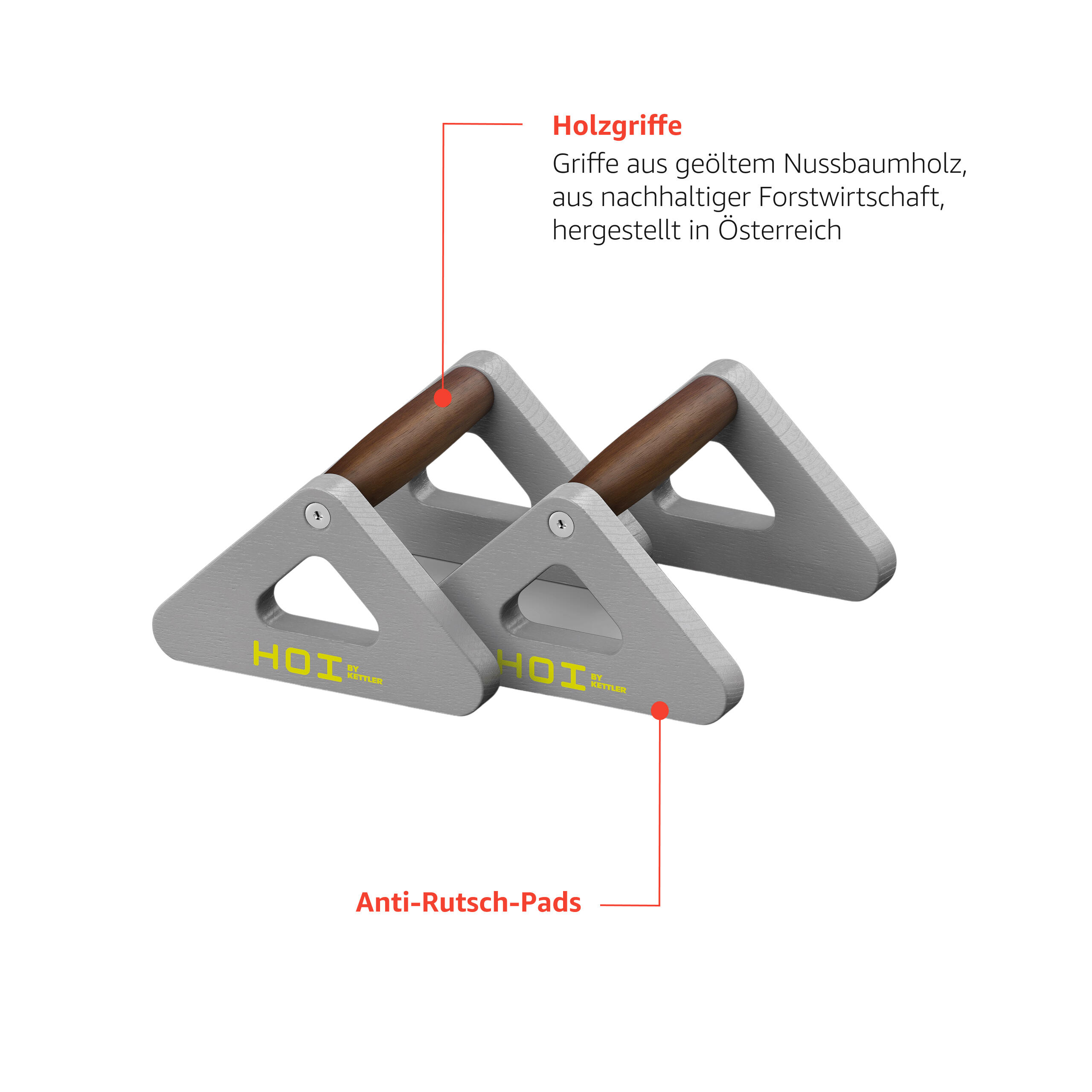 Pomphendel Kettler Push Up Bars (x2) 5/5