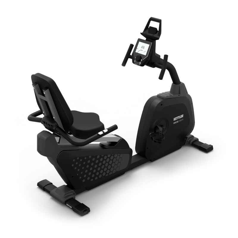 KETTLER Liegeergometer RIDE 300 R, 10 Trainingsprogramme