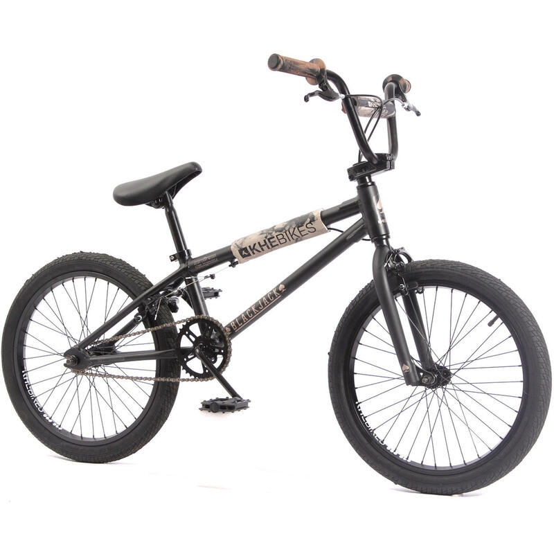 ROWER BMX BLACK JACK DZIECI CZARNY 10,2KG 20 CALI KHEBIKES