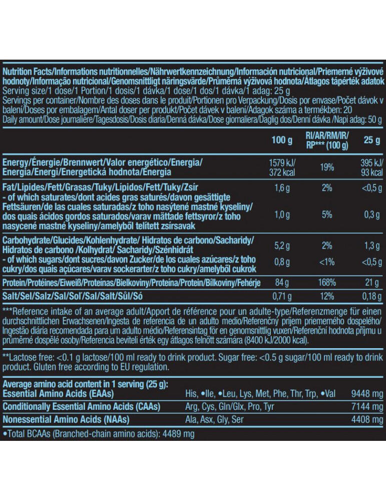 Isolato di siero di latte - Iso Whey Zero - Fragola 4/5