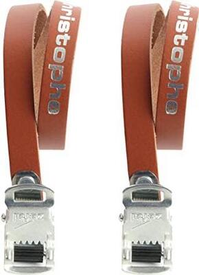 Zefal Pedalriemen Paar Christophe 516 braun. 370mm. Leder
