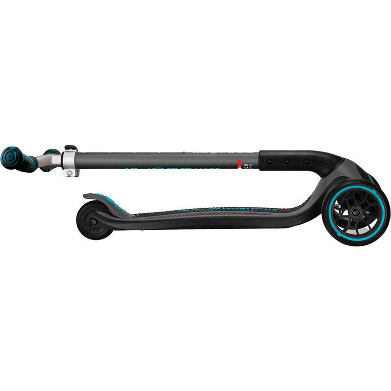 Trottinette MASTER PRIME 3 roues pliable - Noir-Bleu canard