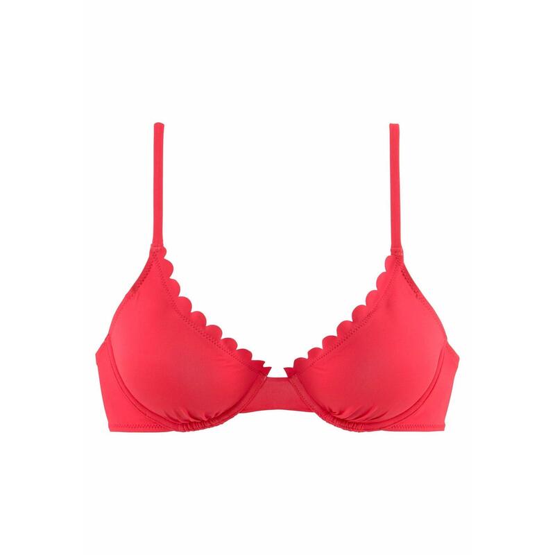 LASCANA Bügel-Bikini-Top »Scallop« für Damen