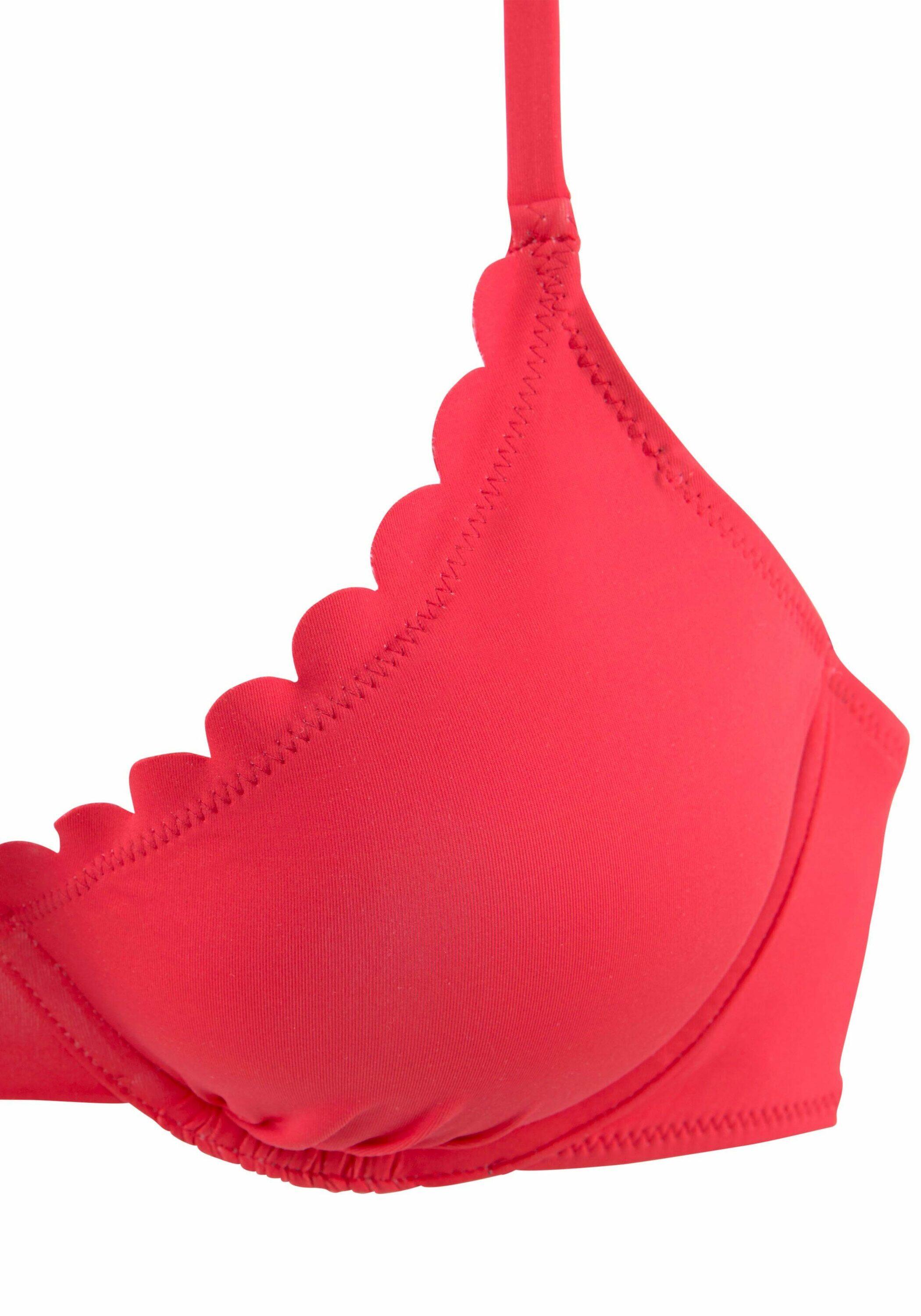Damen LASCANA Bügel-Bikini-Top »Scallop« 3/5