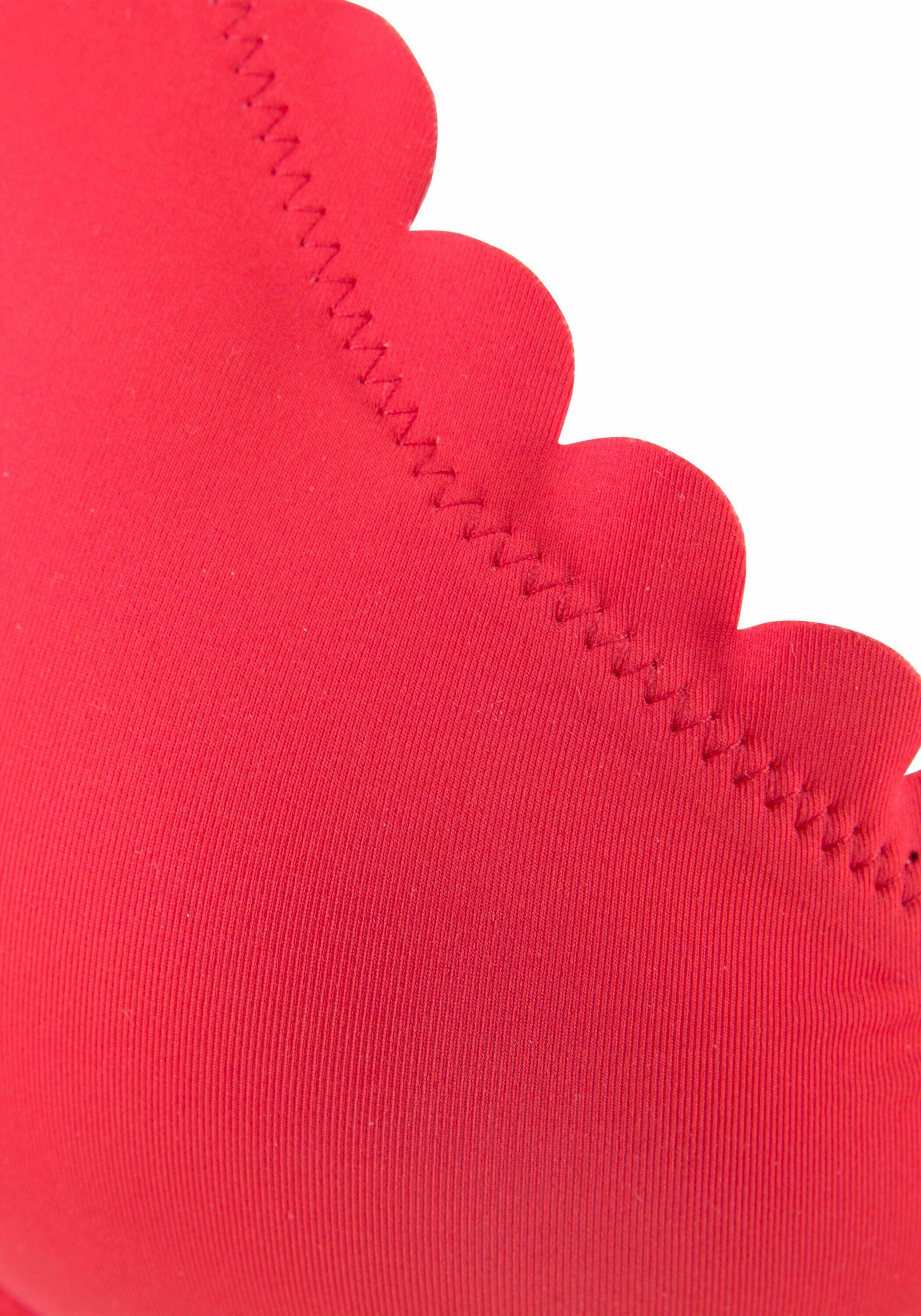 Damen LASCANA Bügel-Bikini-Top »Scallop« 4/5