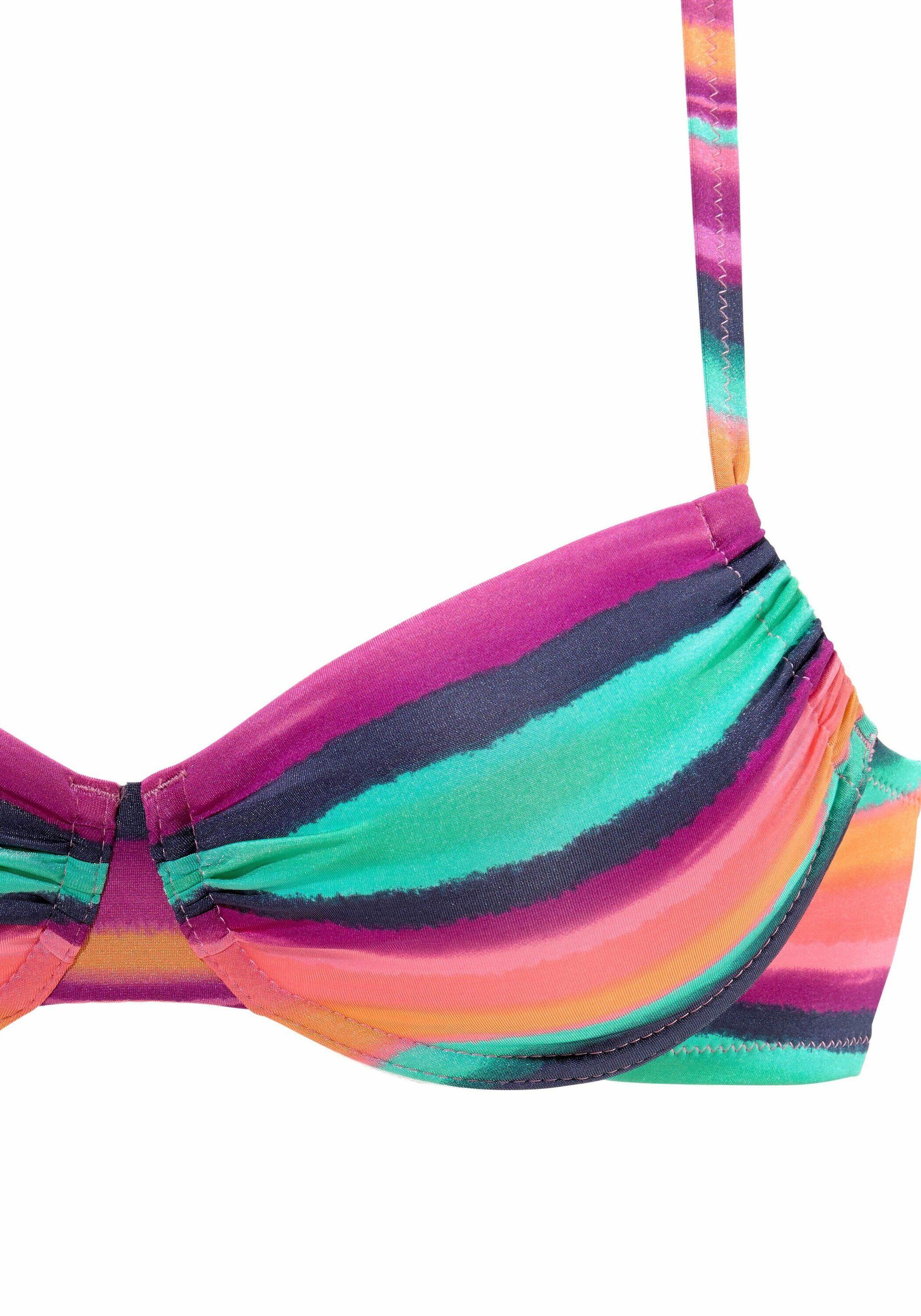 Damen LASCANA Bügel-Bikini-Top »Rainbow« 2/5