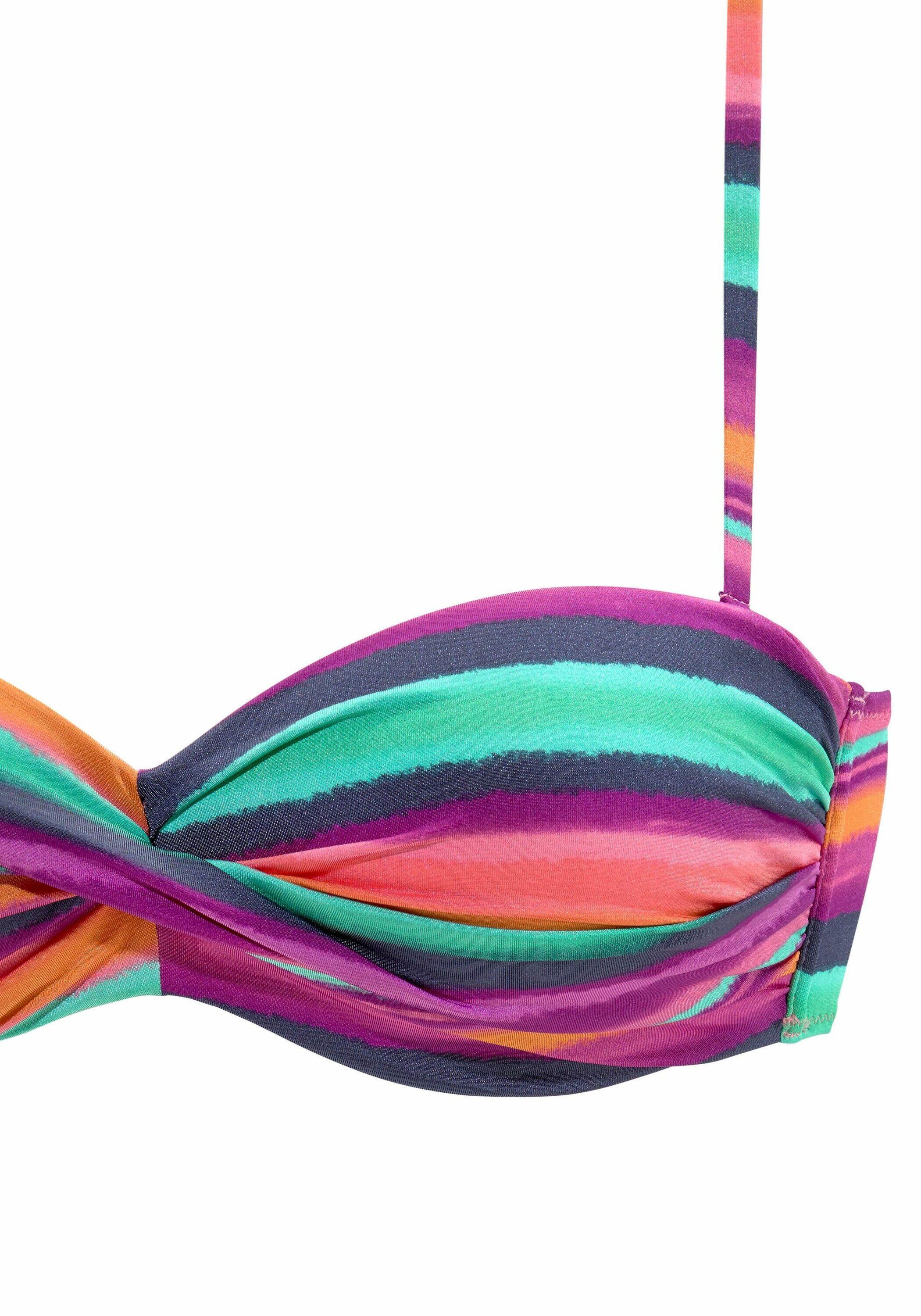 Damen LASCANA Bügel-Bandeau-Top »Rainbow« mit 5 Tragevariationen 1/3