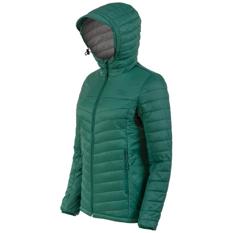 Jas Lewis Insulated Tecloft  voor dames met capuchon -Groen