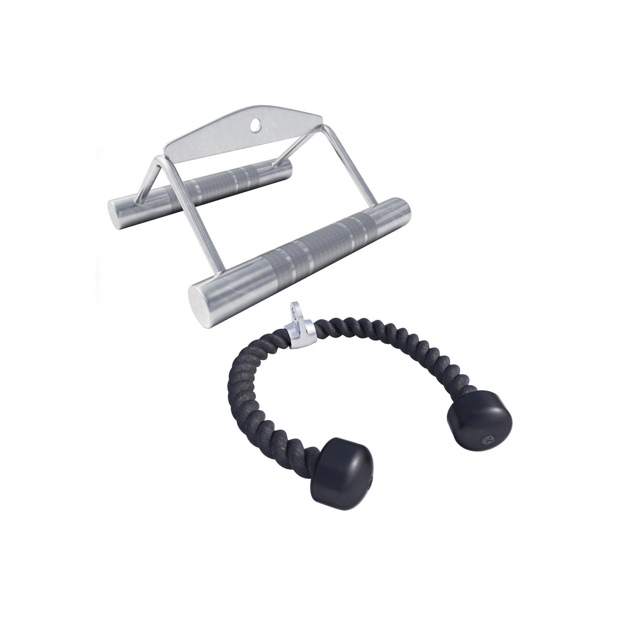 GORILLA SPORTS Roeigrepen set: Triceps Touw - Pararelle Roeigreep