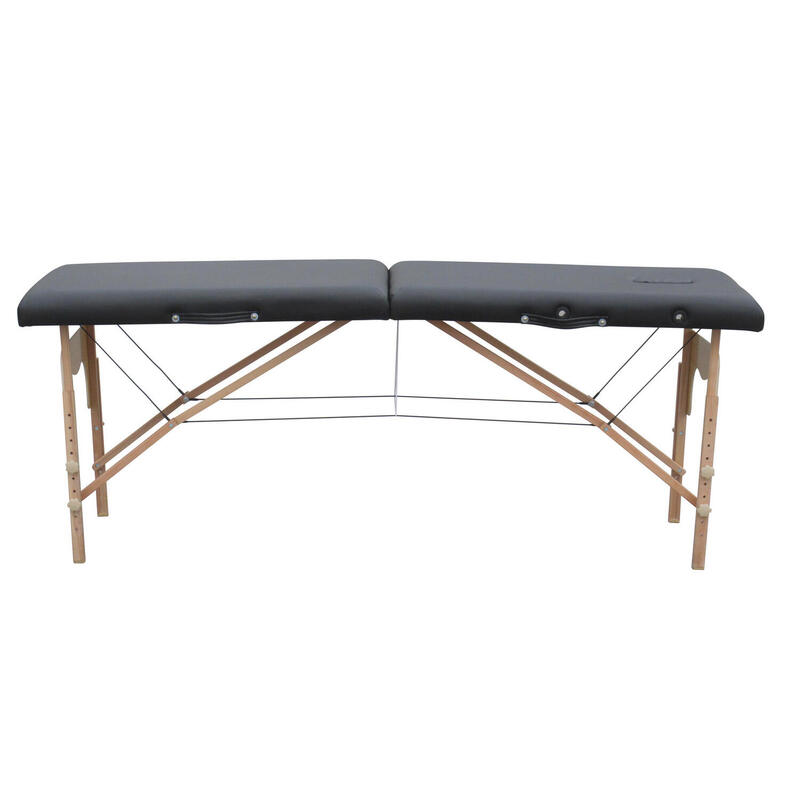 Table de massage pliante Portable Bois réglable Système de verrouillage