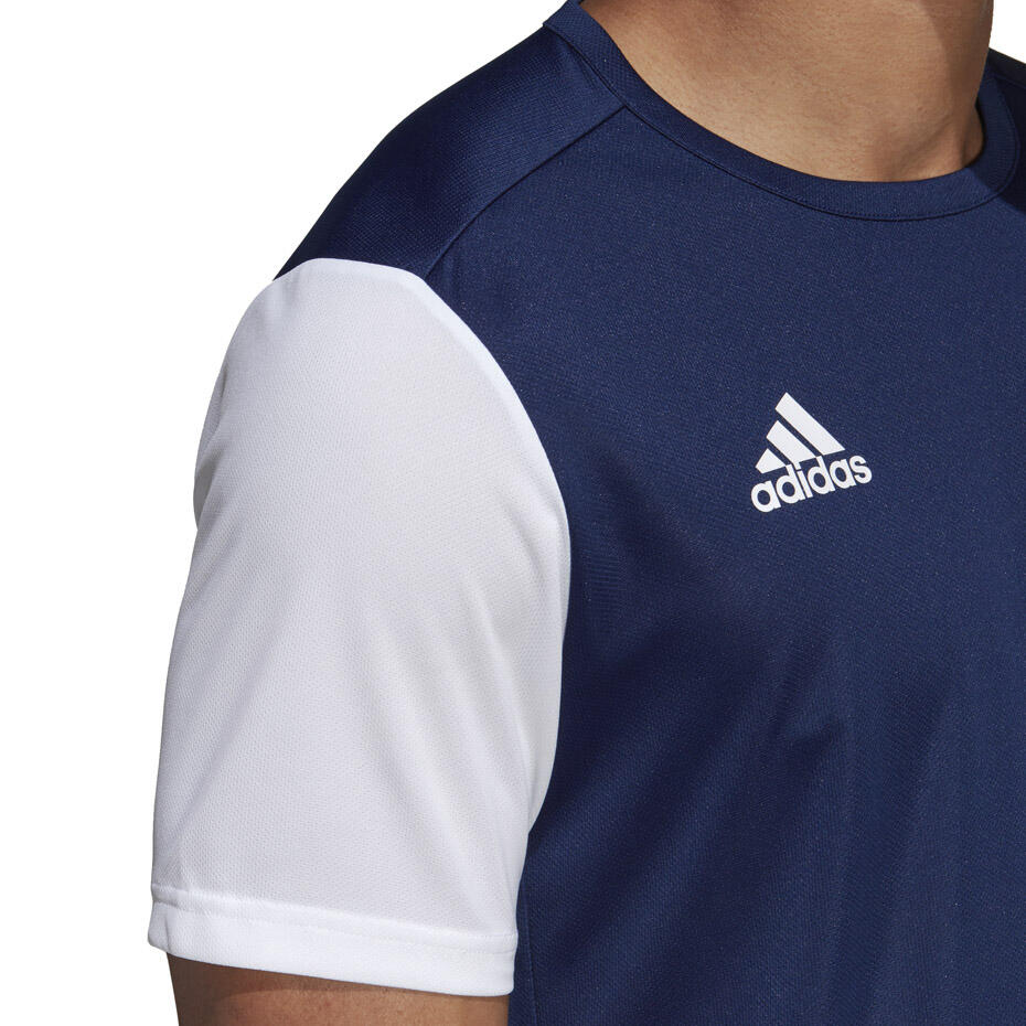 T-shirt da calcio uomo adidas blu 5/7