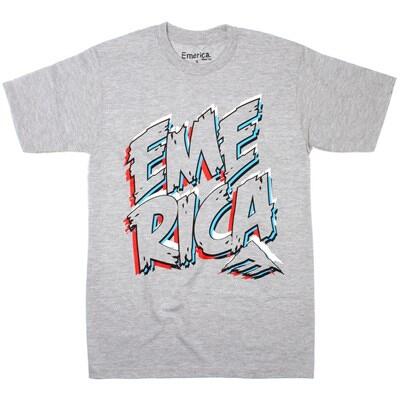 EMERICA Shock Grey Heather S/S T-Shirt