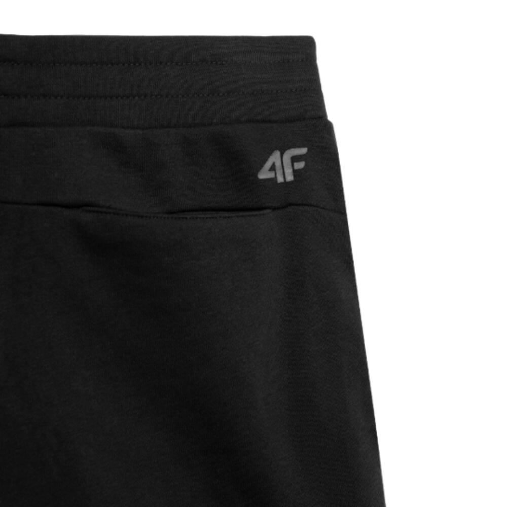 CALÇÕES EM ALGODÃO DE GINÁSTICA E PILATES HOMEM 4F H4L22 PRETO 2/2