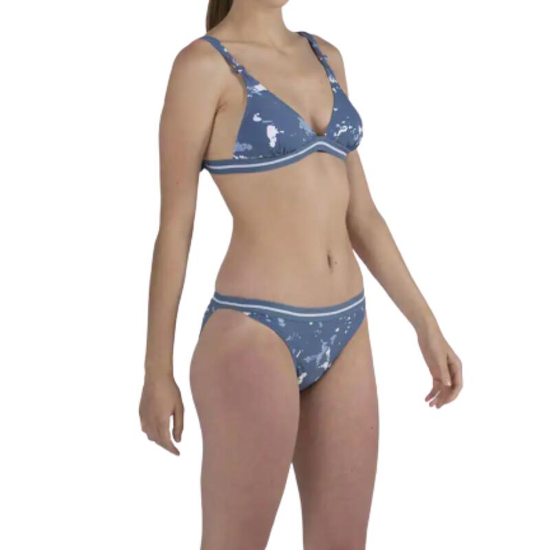 Bikini Modelo INGAL Triángulo Top Mujer Azul