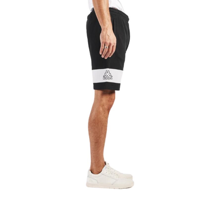 Pantalones Cortos Deportivos para Hombre Kappa Drit Negro