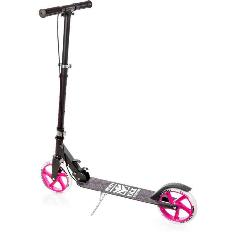 Scooter plegable con freno Straight 200mm Rosa