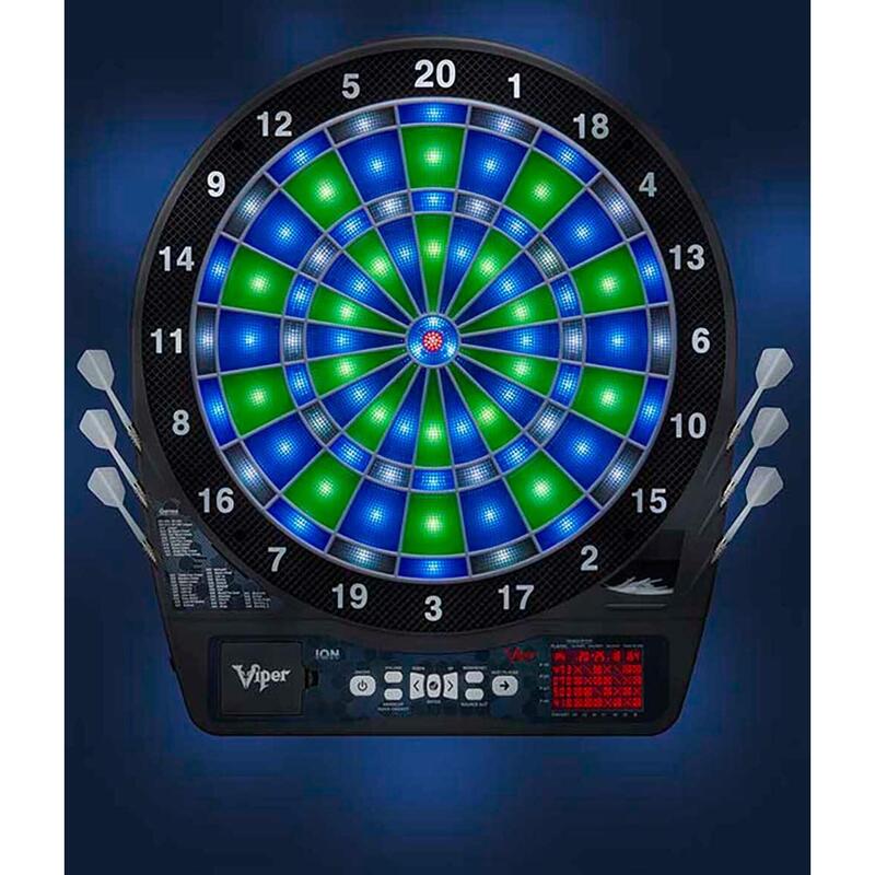 Diana Electrónica Viper Ion Led Electronic Dartboard Aro Americano