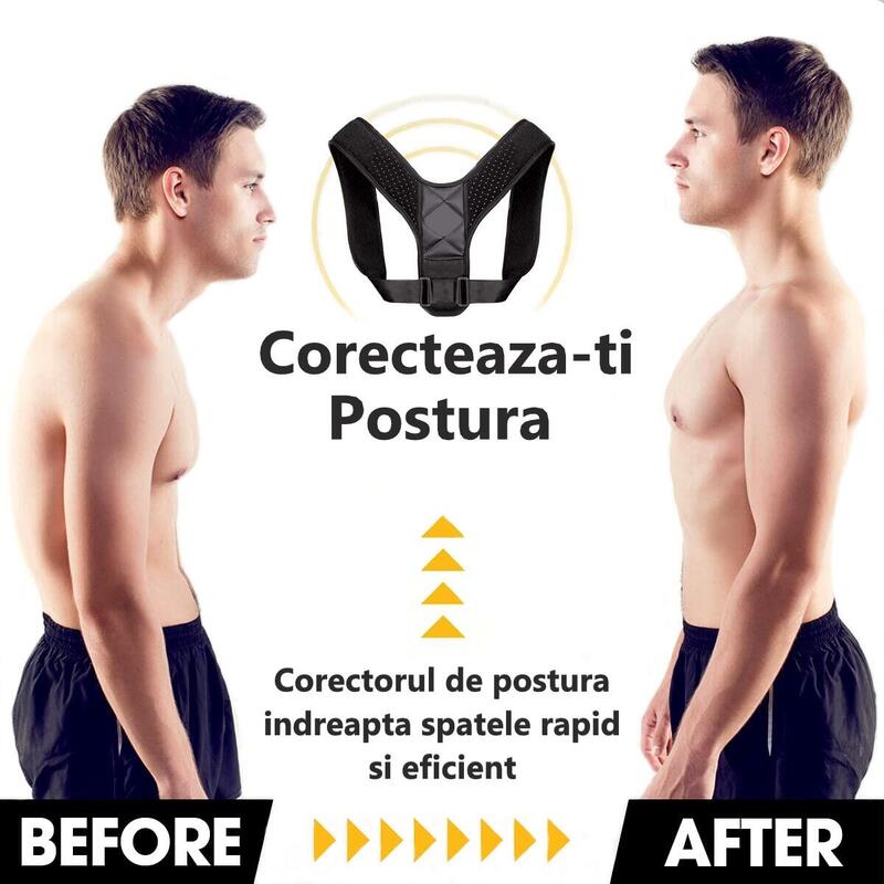 Corector pentru postura Endurance Sports - Corset suport pentru gat - Marimea L