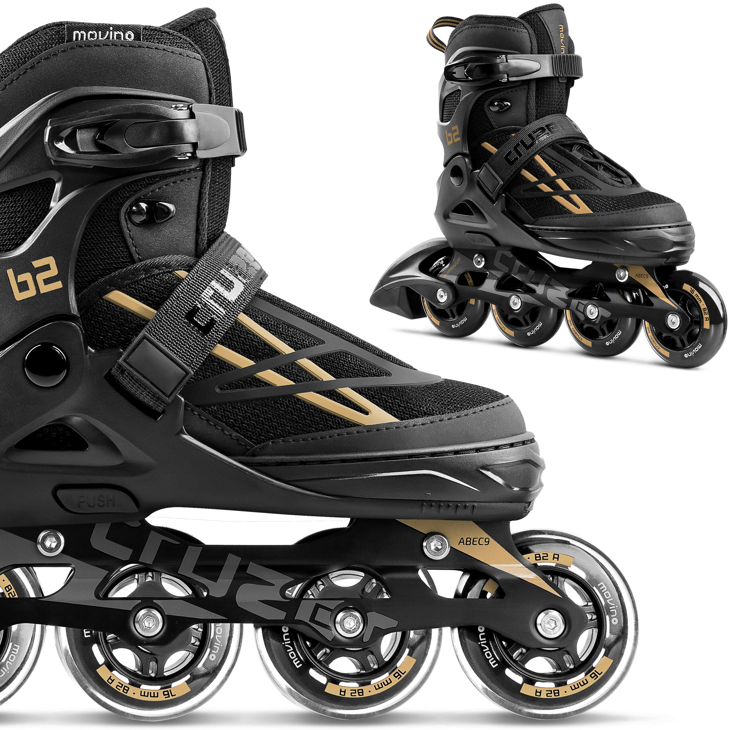 Patins fitness ajustáveis ​​para crianças Movino Cruzer B2