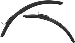 ZEFAL Kid - Set de Garde-Boue Vélo Enfant Avant/Arrière - Roues 16"/20" - Noir