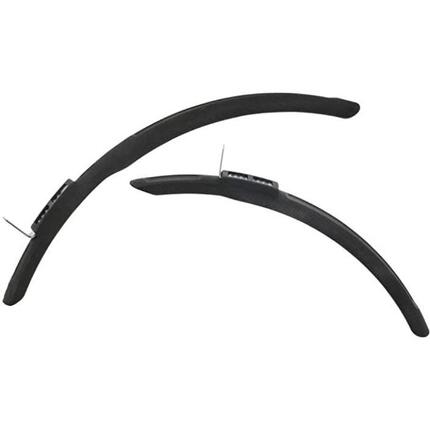 ZEFAL Kid - Set de Garde-Boue Vélo Enfant Avant/Arrière - Roues 16"/20" - Noir