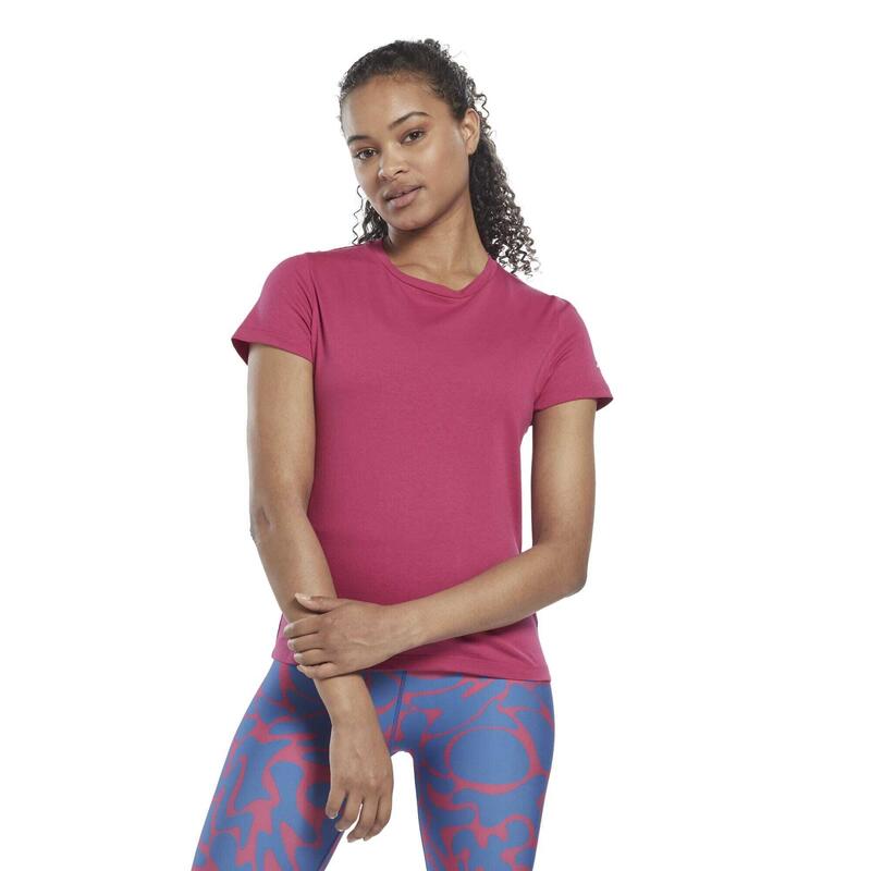 Camiseta de algodón para mujer Reebok