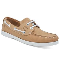 Chaussures Bateau Noordhoek Femme Camel Cuir Nubuck