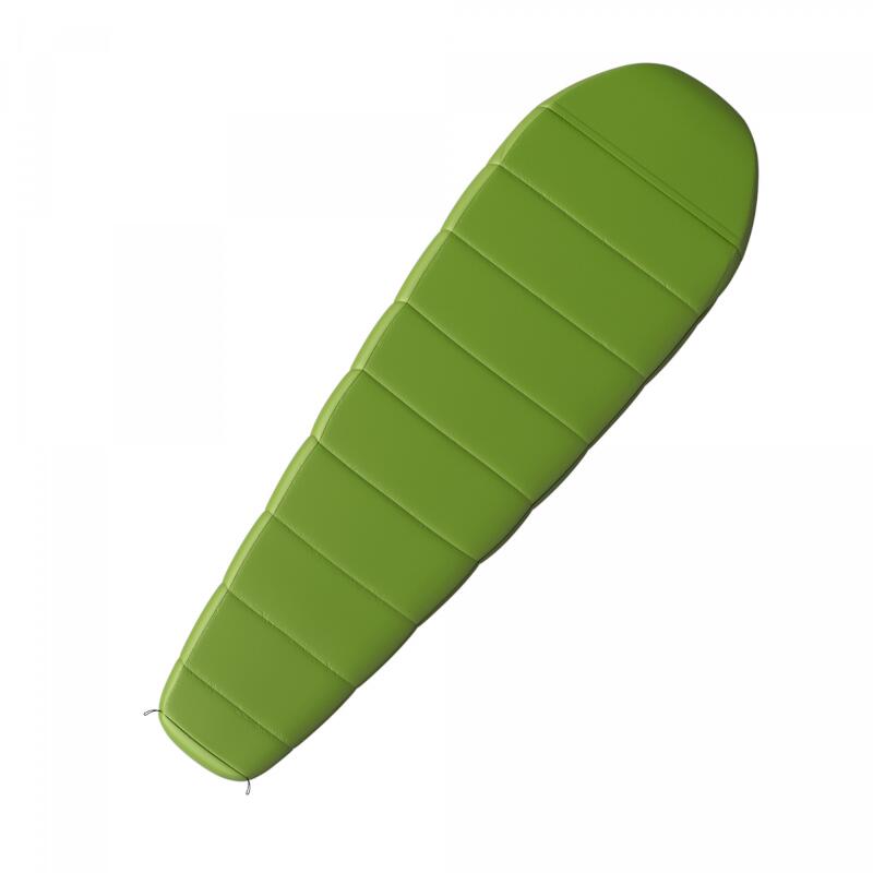 Mumienschlafsack Mikro leicht - Hellgrün - Erwachsene