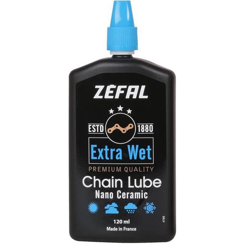 Zefal Extra Wet Lube 120 ml - Lubrifiant céramique premium chaîne vélo