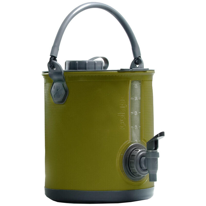Collapsible 2-in-1 Water Carrier & Bucket - Green