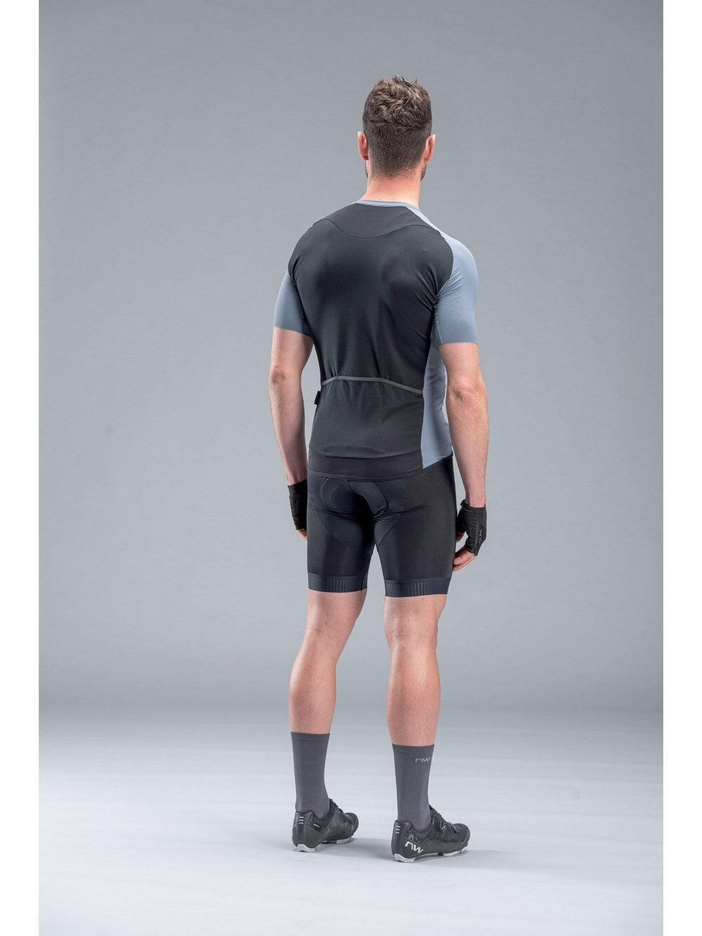 Spodenki rowerowe męskie NORTHWAVE ACTIVE Bibshort czarne 3/4