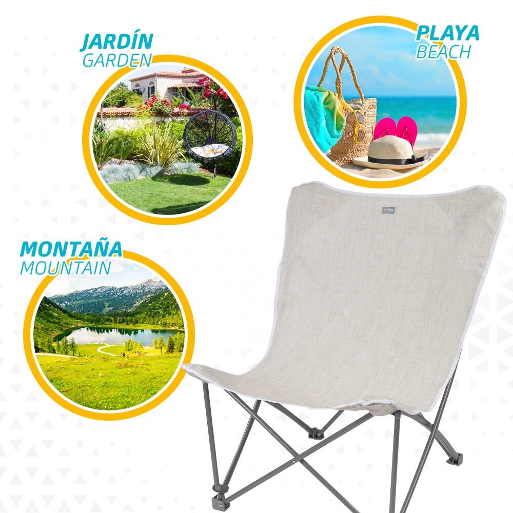Sillón plegable camping Aktive 3/6