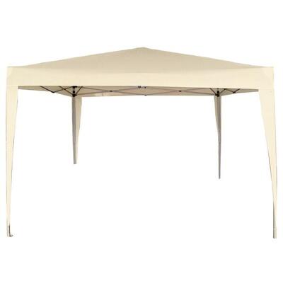 Gazebo pieghevole 300x300x240 cm crema Aktive