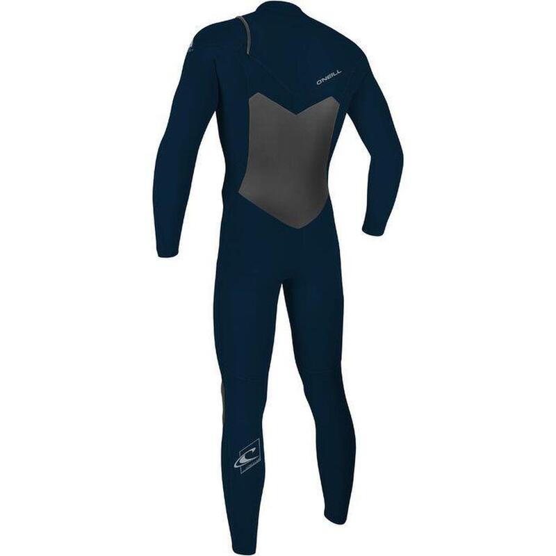 Combinaison de Surf Epic  5/4mm Zip poitrine -  Grise - Homme