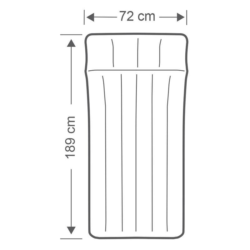 Colchão insuflável Intex campismo 72x189x20 cm