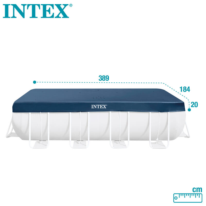 Cobertor Intex piscina desmontable rectangular Prism Frame 400x200 cm