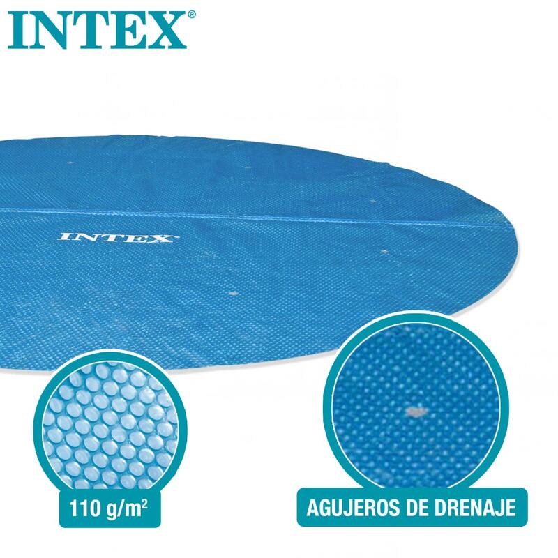 Cobertor solar Intex para piscinas Easy Set o Metal Frame 305 cm diámetro
