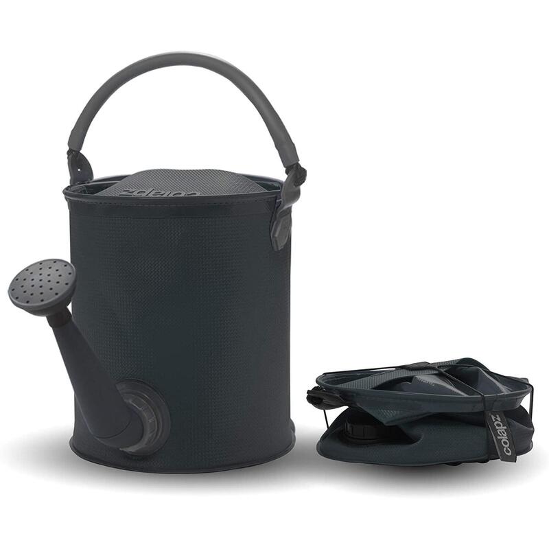 Collapsible 2-in-1 Water Carrier & Bucket (WIDE CAP) - Black