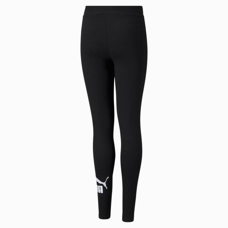 Essentials Logo Leggings Tineret PUMA Black