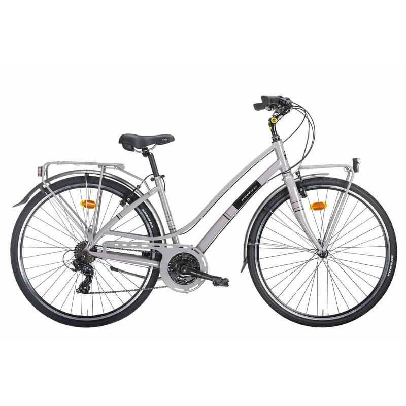 MONTANA Cityfahrrad 28 Zoll NEW Lunapiena 7-Gang Lady, grau