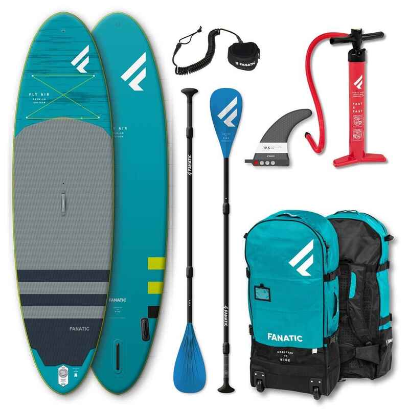 Fanatic SUP Komplett Set Package Fly Air Premium/Pure 2022 - Größe 10'4"