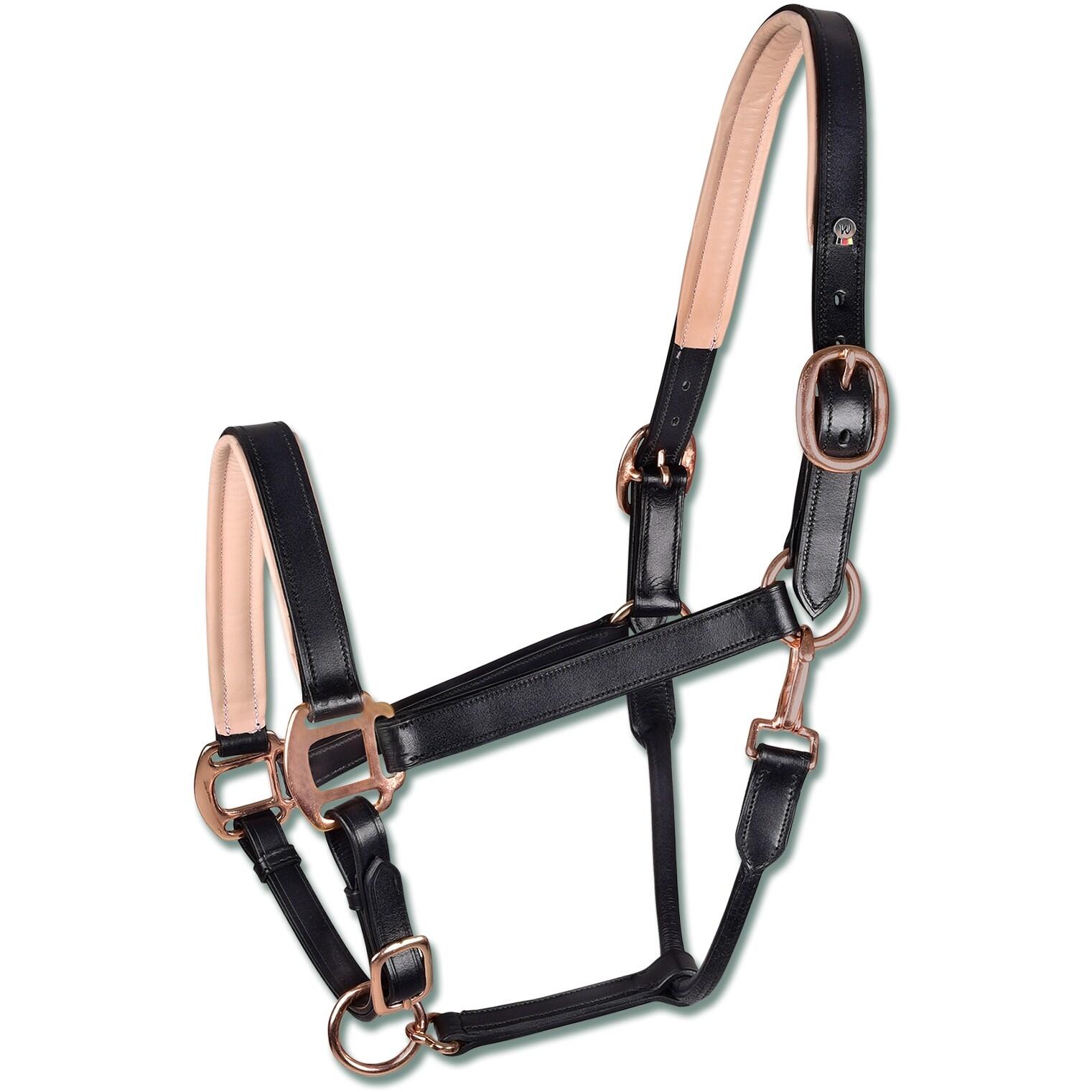 WALDHAUSEN Roze leren halster voor een paard Waldhausen X-Line