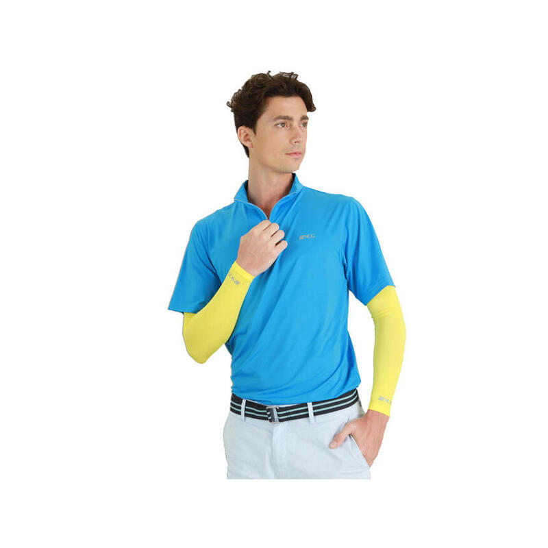 GF-710 中性輕透涼感防UV/防曬袖套 - 黃色