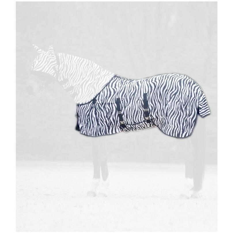 WALDHAUSEN Copertura anti-zanzare per cavallo Waldhausen Zebra