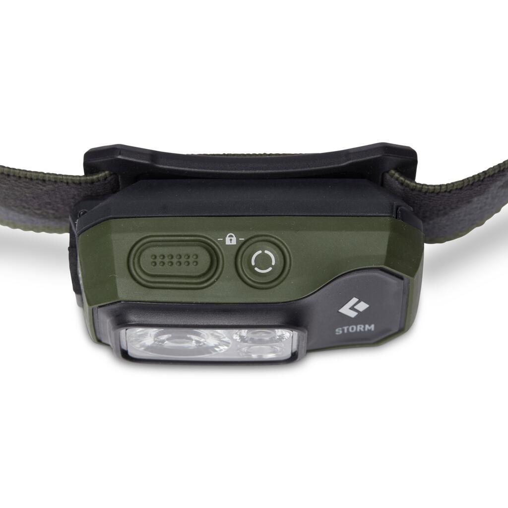 Lampe frontale Black Diamond Storm 450 Dark Olive 450 lm Dual‑Fuel IP67 PowerTap 3/7
