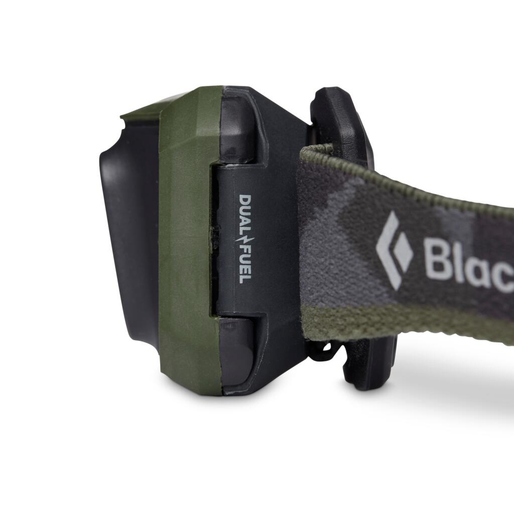 Lampe frontale Black Diamond Storm 450 Dark Olive 450 lm Dual‑Fuel IP67 PowerTap 4/7