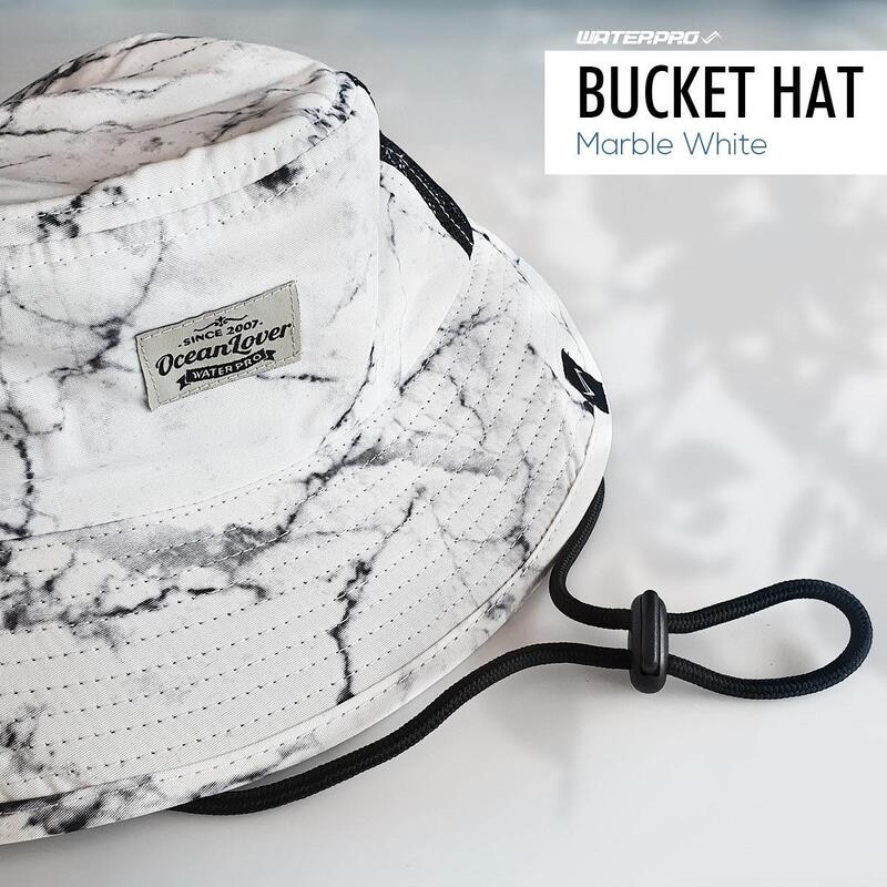 UV Protection Quick-Drying Surfing Bucket Hat - White
