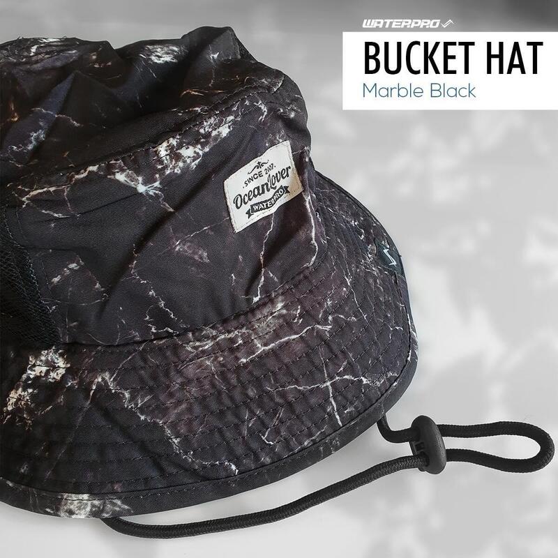 UV Protection Quick-Drying Surfing Bucket Hat - Black