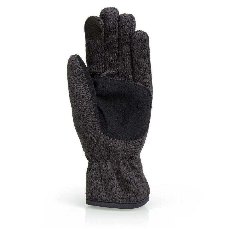 Unisex Knit Fleece Gloves – Graphite