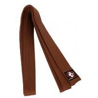 Ceinture piquée de judo marron
